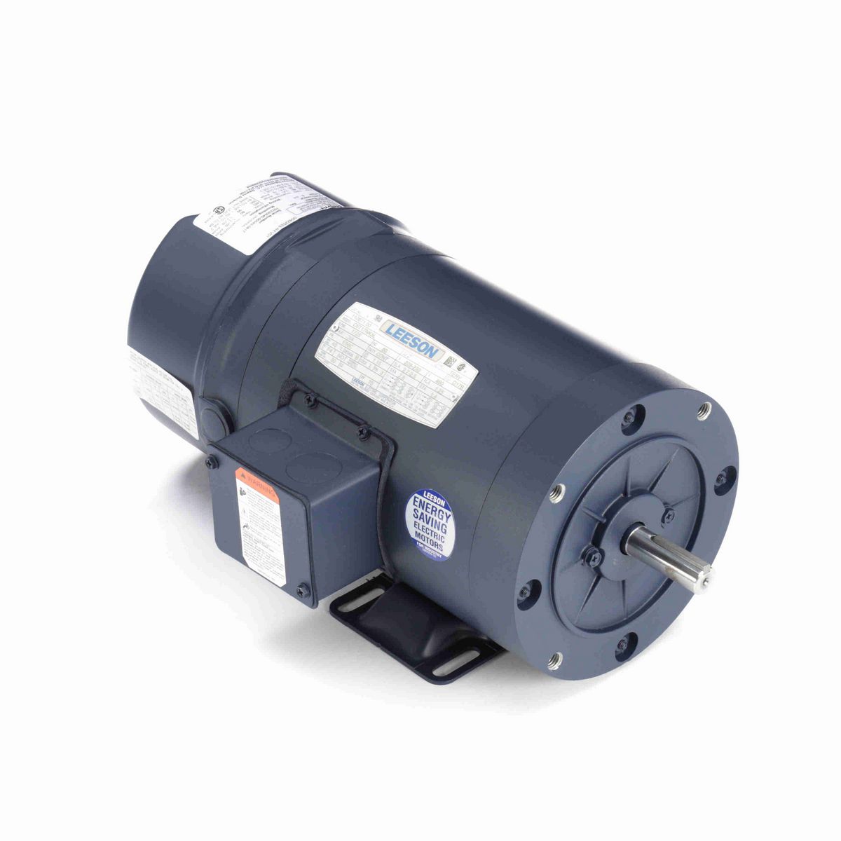 LEESON Brake Motor, 0.75 HP, 3 Ph, 60 Hz, 230/460 V, 1800 RPM, 56C Frame, TENV - 110671.00