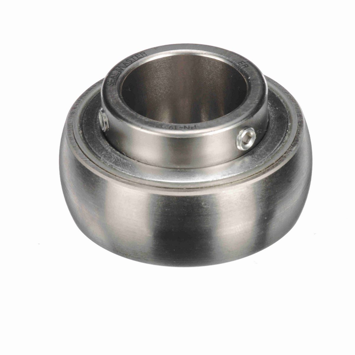 Sealmaster Mounted Insert Only Ball Bearing - 52100 Bearing Steel, Phosphorus Nickel Coated - Setscrew Lock - Corrosion Resistant - PN-19