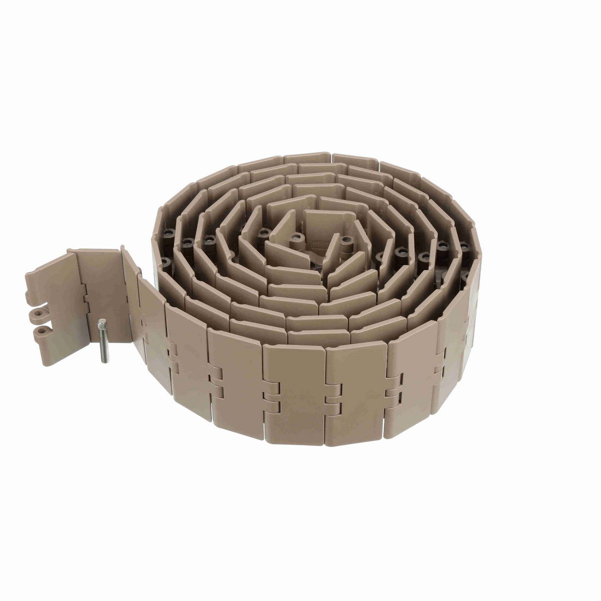 System Plast 820 Straight Running Solid Top, Material: Tan Low Friction, Width: 3.3in, Pitch: 1.5in - LF820-K330