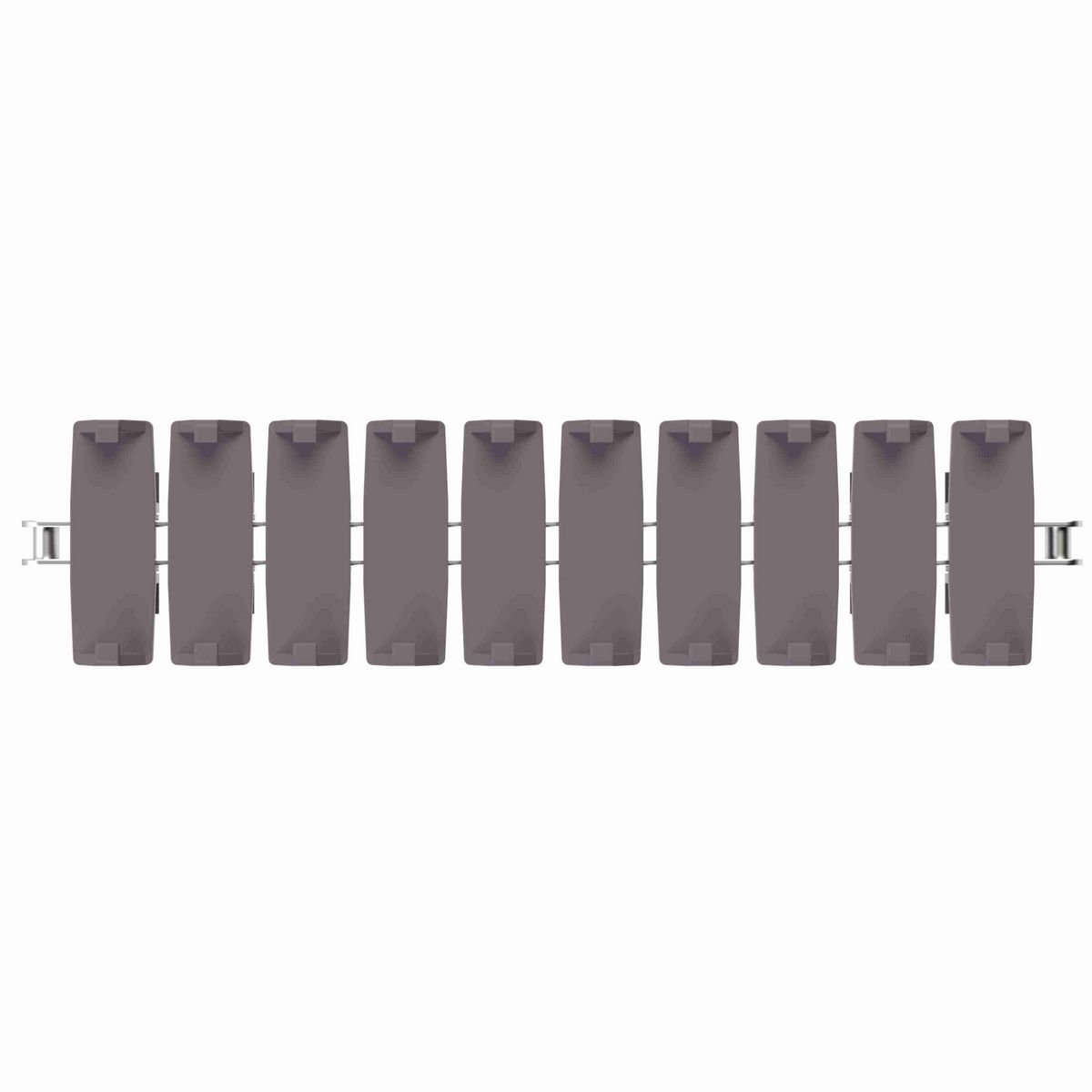 Rexnord 1873TAB SideGrip™ Side-flexing, Material: Brown High Performance, Width: 3.75in, Pitch: 1.5in - 81439301