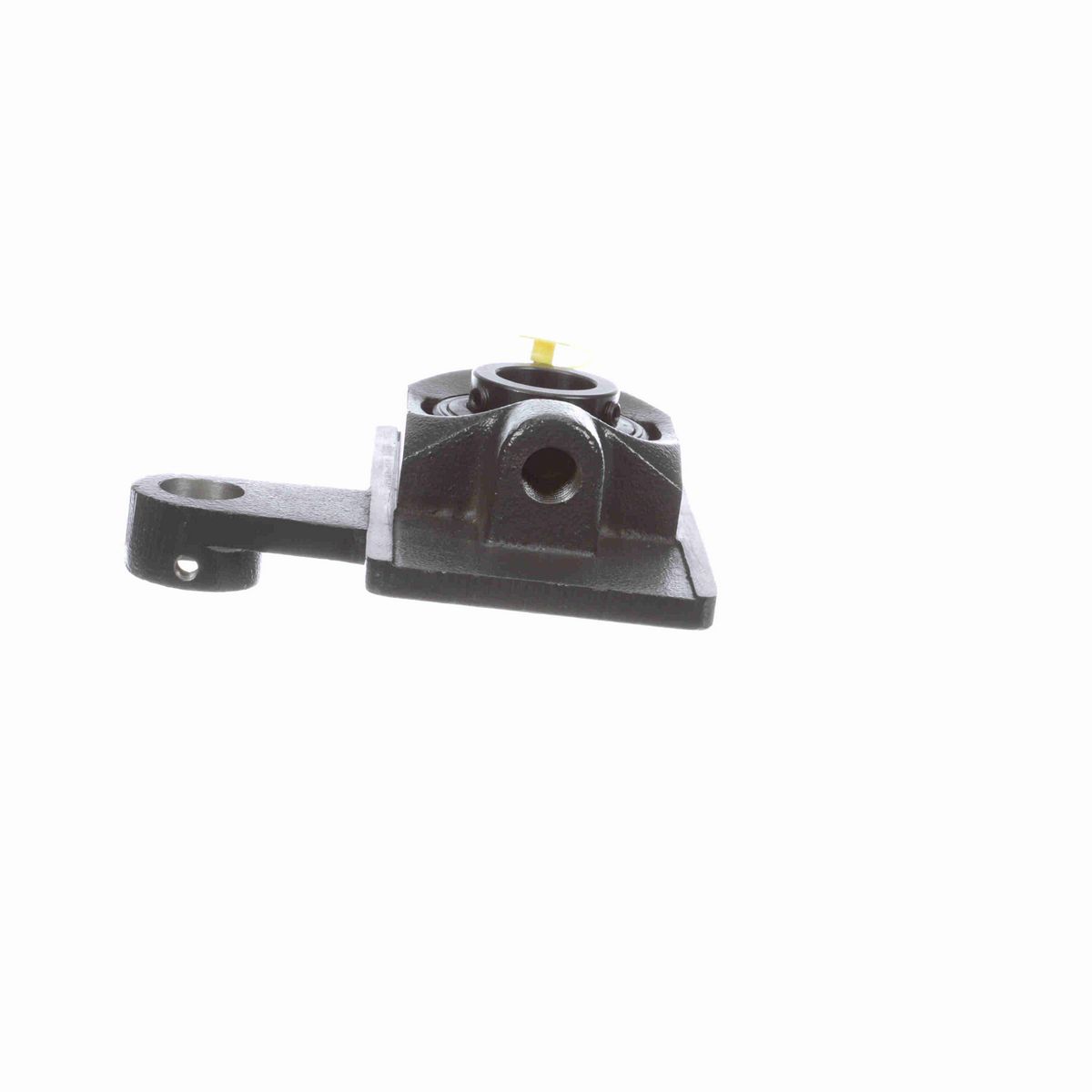 Sealmaster Mounted Cast Iron Wide Slot Take Up Ball Bearing - 52100 Bearing Steel, Black Oxided - Double Collar Mount Lock - S-361-MR20