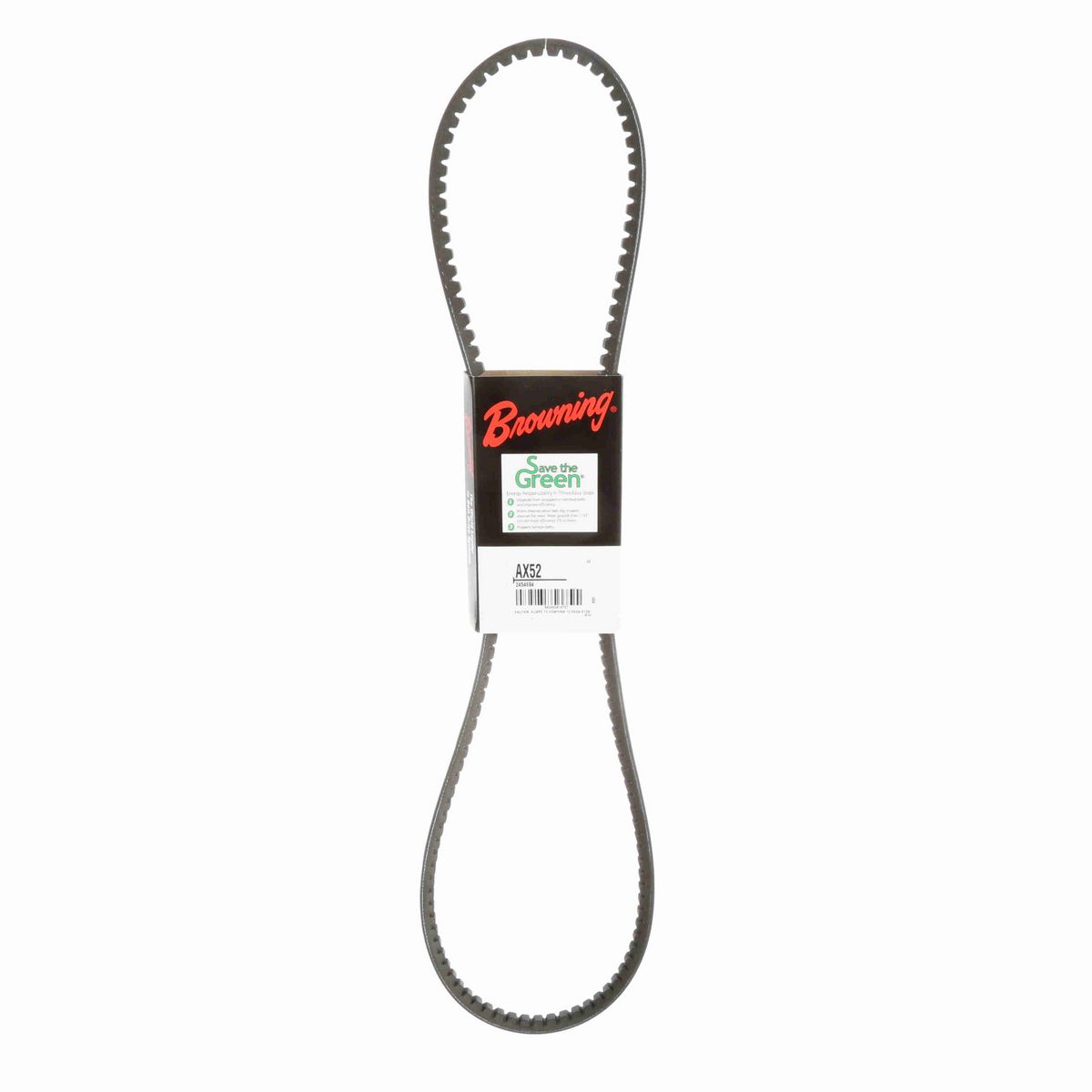 Browning EPDM Notched Belt 98% Efficient - AX52