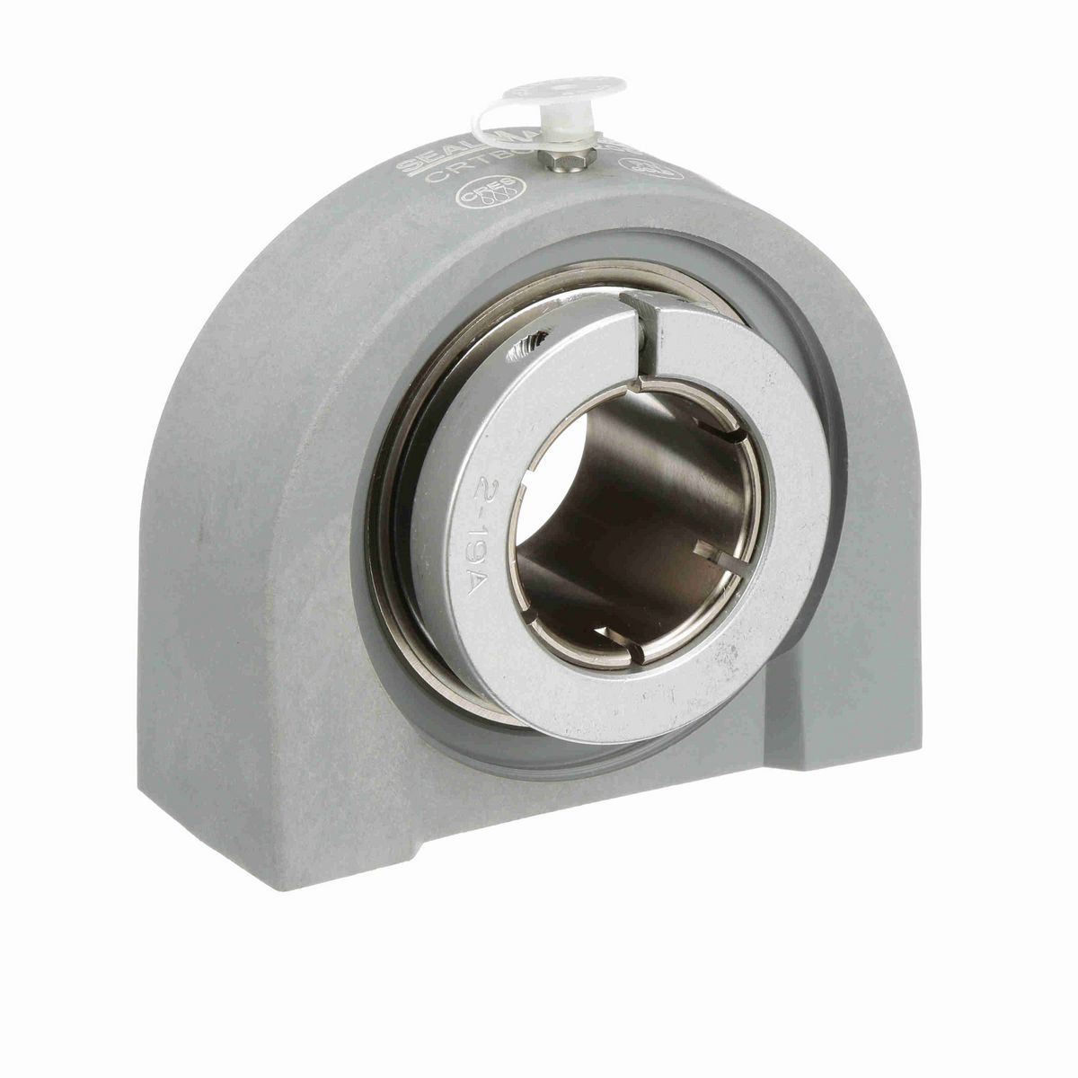 Sealmaster Mounted Composite Tapped Base Pillow Block Ball Bearing - 52100 Bearing Steel, Phosphorus Nickel Coated - Concentric Lock - Corrosion Resistant - CRTBC-PN20RT