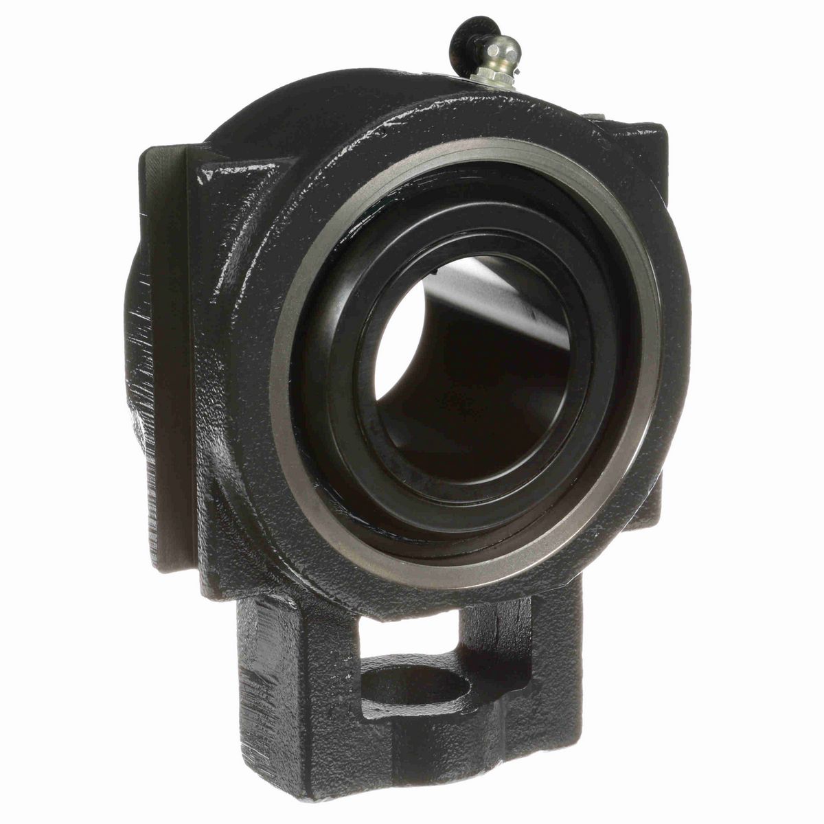 Sealmaster Mounted Cast Iron Wide Slot Take Up Spherical Roller - 52100 Bearing Steel, Black Oxided - Collar Mount Lock - USTU5000-208