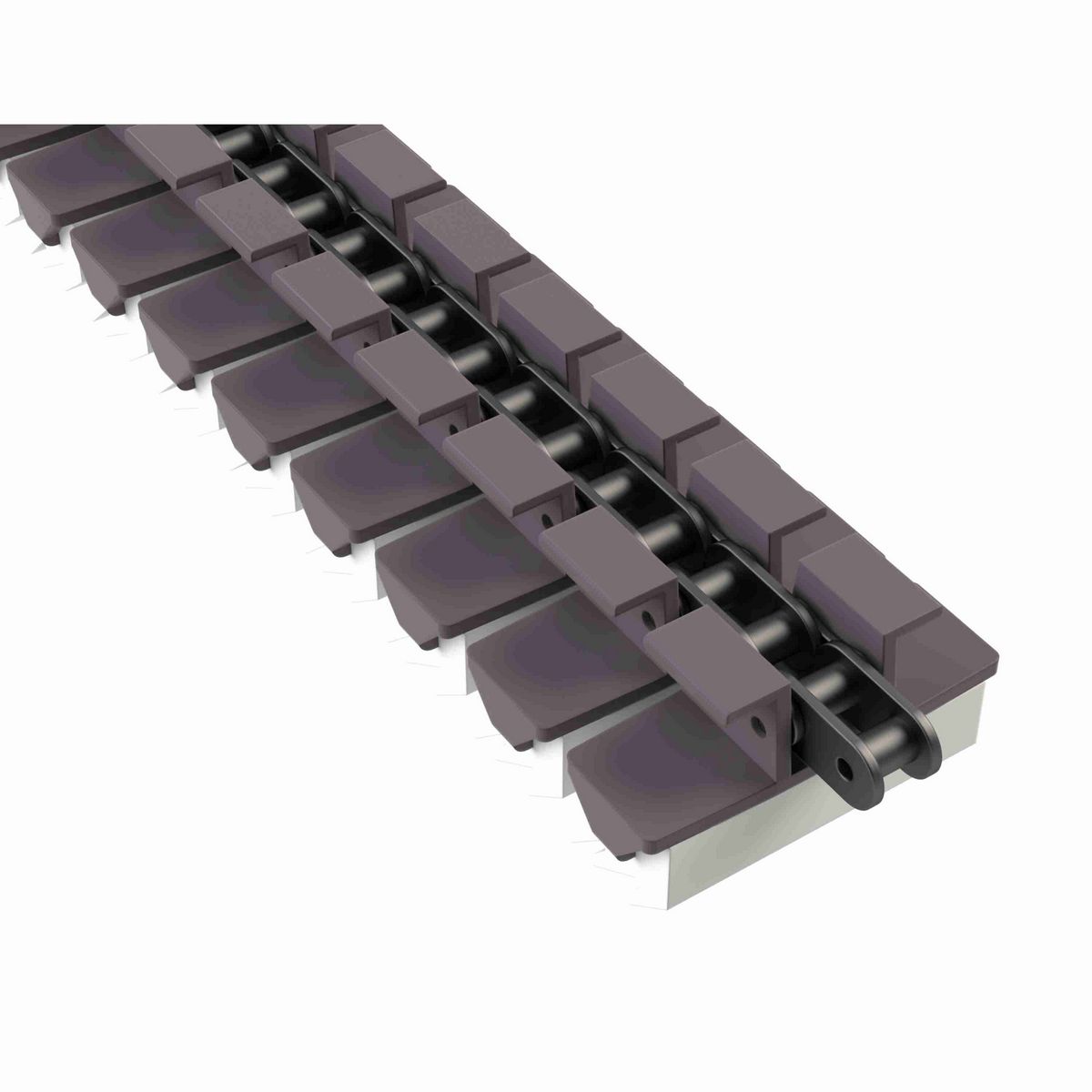 Rexnord 1873TAB SideGrip™ Side-flexing, Material: Brown High Performance, Width: 3.75in, Pitch: 1.5in - 81440053