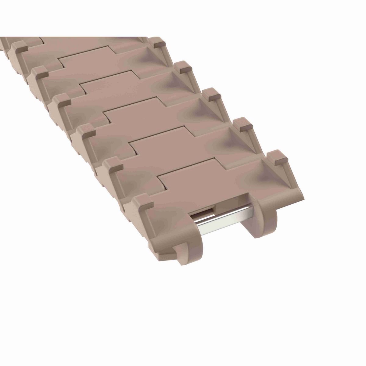Rexnord 882TAB SideGrip™ Side-flexing, Material: Tan Low Friction, Width: 3.75in, Pitch: 1.5in - LF882-S/G