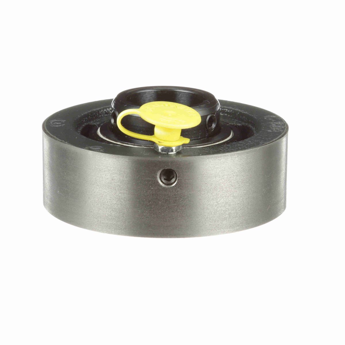 Sealmaster Mounted Cast Iron Cylindrical Cartridge Ball Bearing - 52100 Bearing Steel, Black Oxided - Setscrew Lock - SC-16