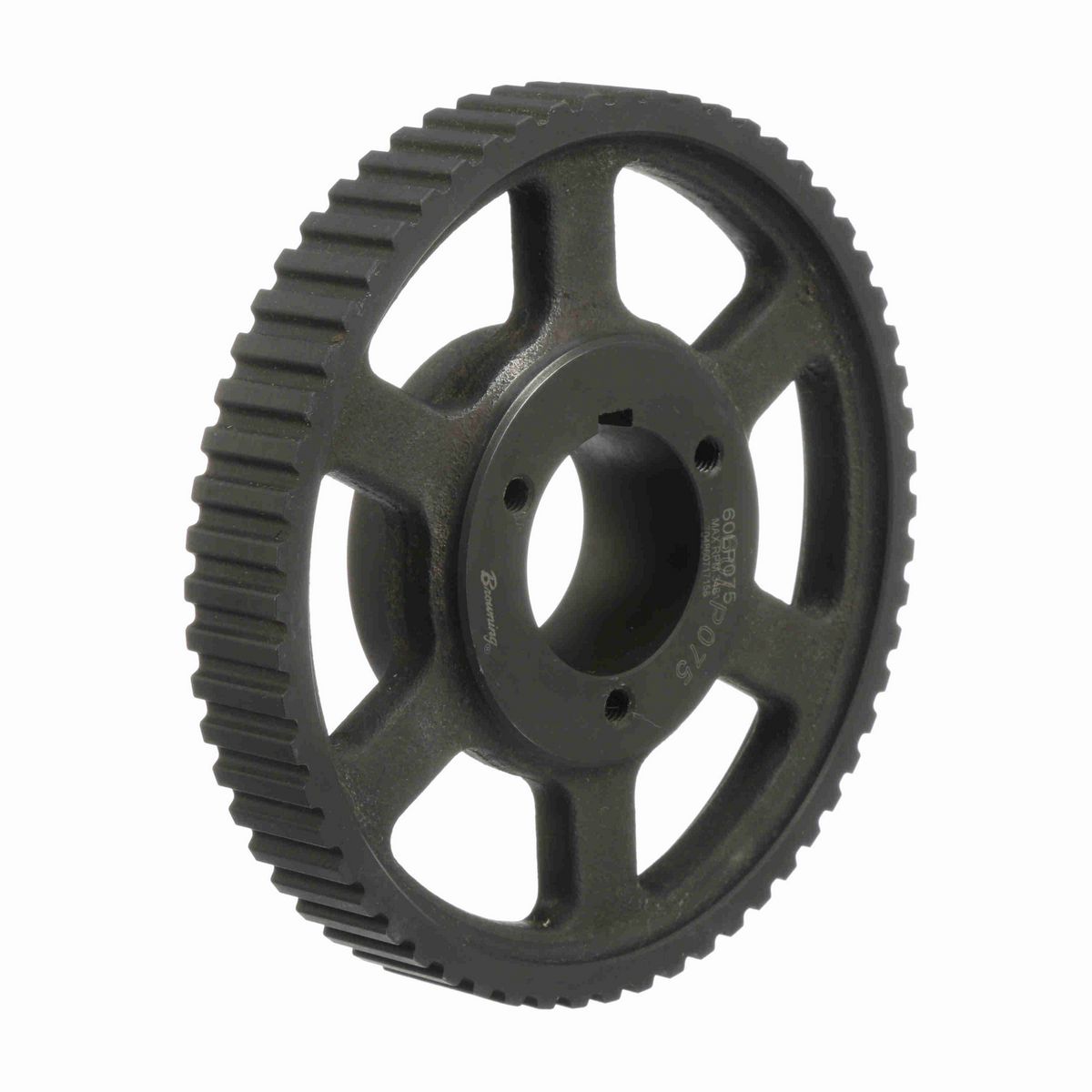 Browning Steel Bushed Bore Gearbelt Pulley - 60LP075