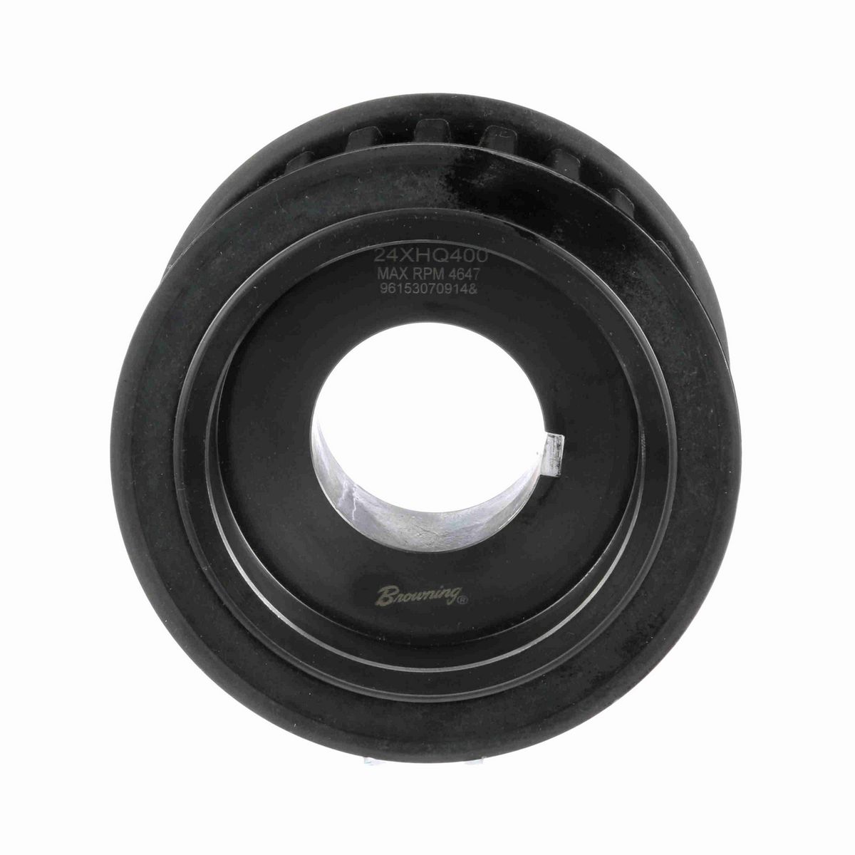 Browning Steel Bushed Bore Gearbelt Pulley - 24XHQ400