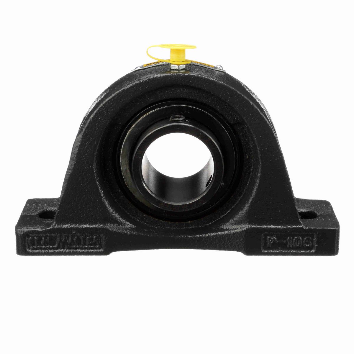 Sealmaster Mounted Cast Iron Two Bolt Pillow Block Ball Bearing - 52100 Bearing Steel, Black Oxided - Setscrew Lock - Air Handling Housing Fit, Noise Tested - NP-23 CXU