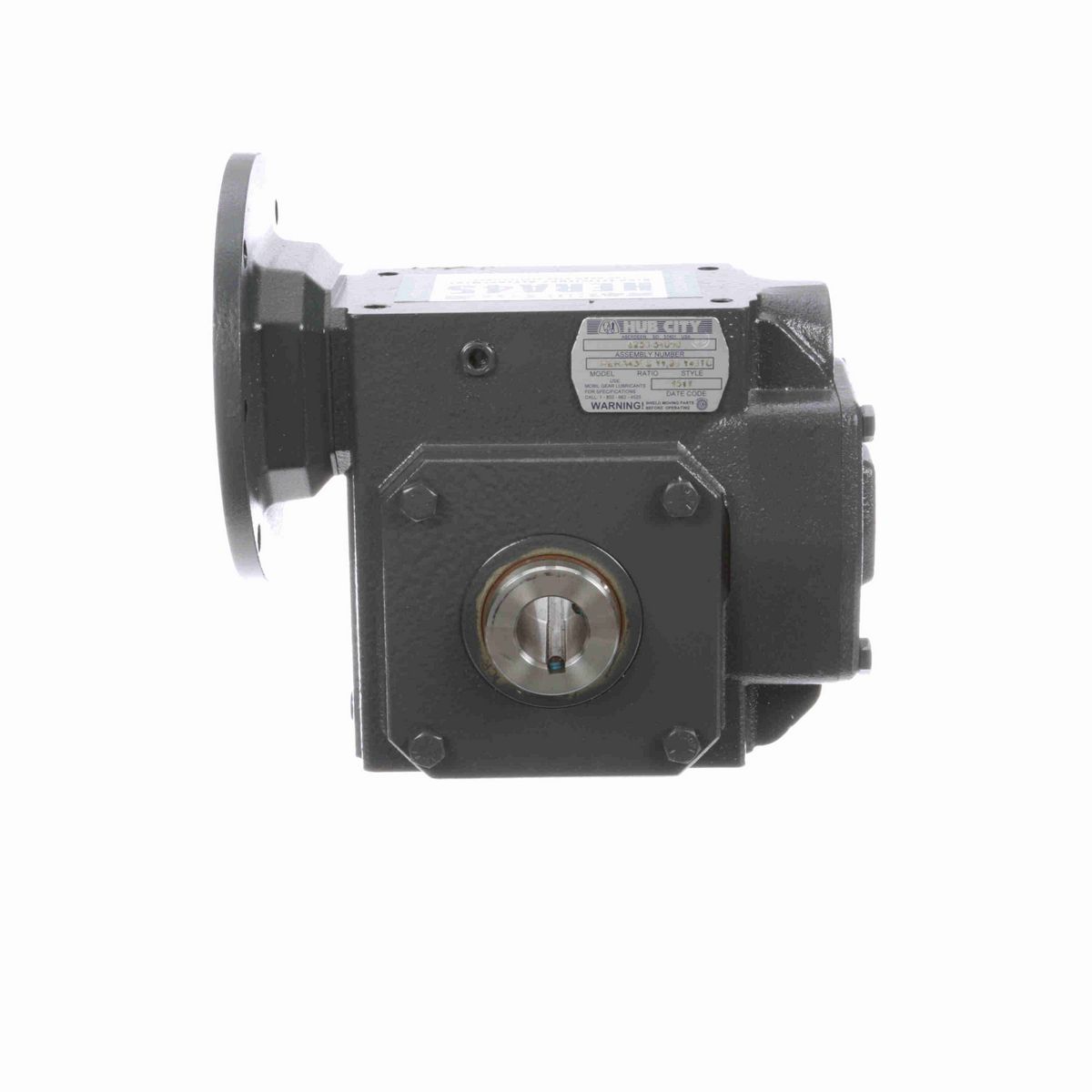 Hub City HERA Gear Reducer HERA Cast Iron Helical-Hypoid Reducer - HERA45ES 11.36 143TC 1.000