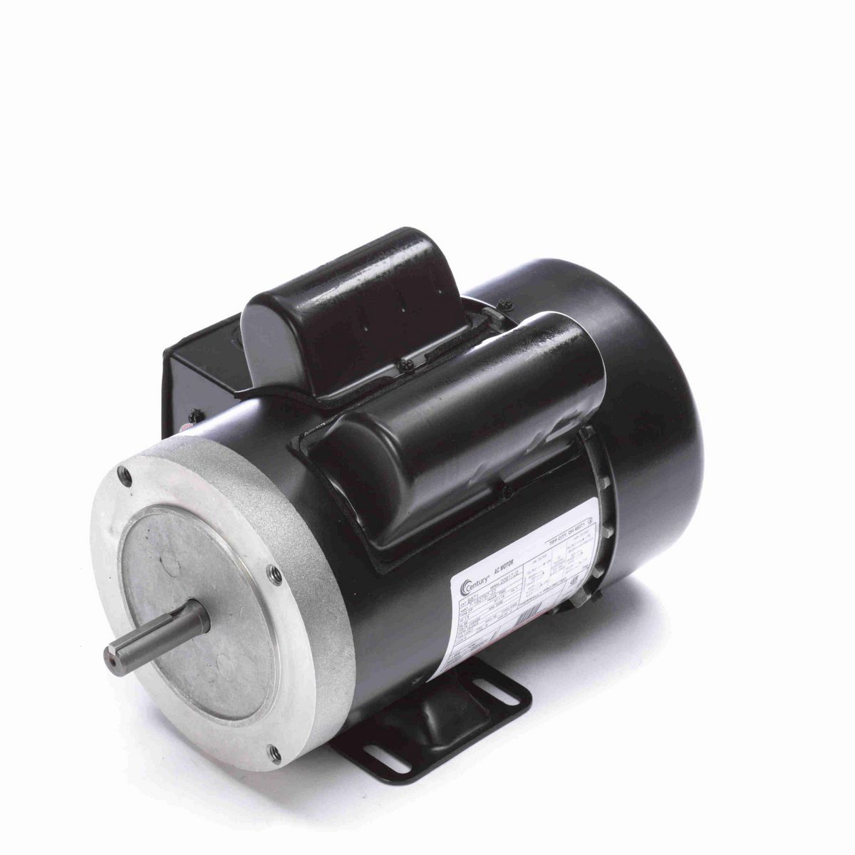 Century General Purpose Motor, 1.5 HP, 1 Ph, 60 Hz, 115/230 V, 3600 RPM, T56C Frame, TEFC - B871