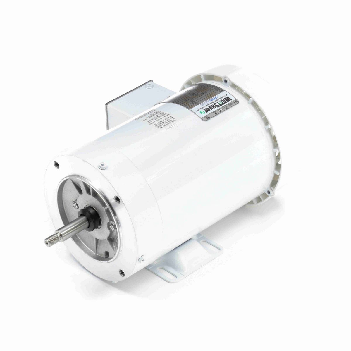 LEESON White Duck™ Jet Pump Motor, 2 & 1.50 HP, 3 Ph, 60 & 50 Hz, 230/460 & 190/380 V, 3600 & 3000 RPM, 56J Frame, TEFC - 119461.00