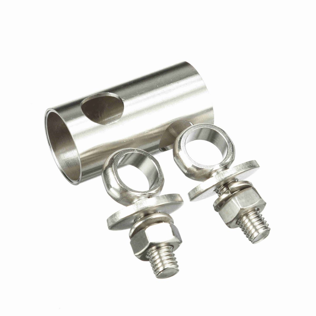 System Plast Cross Block for 5/8-in round x 5/8-in round w/ 2 Nuts - VG-621SNN-58-58