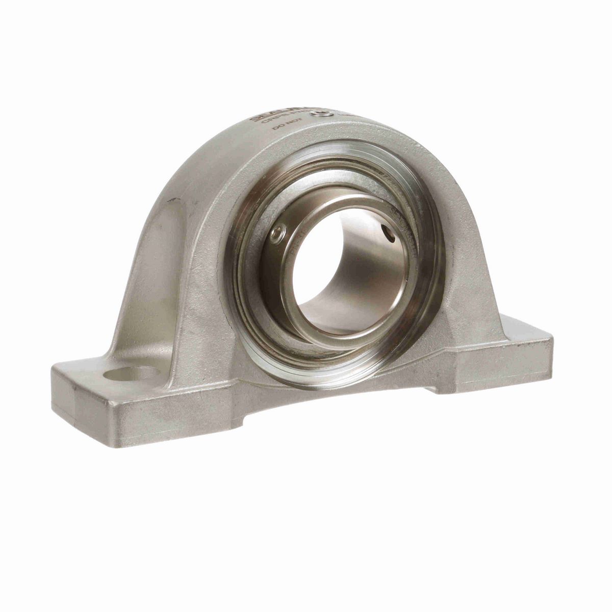 Sealmaster Mounted Stainless Steel Two Bolt Pillow Block Ball Bearing - 52100 Bearing Steel, Phosphorus Nickel Coated - Setscrew Lock - Corrosion Resistant - Reduced Maintenance - Lubed for Life - CRPS-PN31 RMW