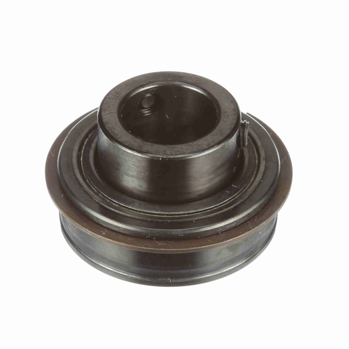 Sealmaster Mounted Insert Only Ball Bearing - 52100 Bearing Steel, Black Oxided - Setscrew Lock - ER-204