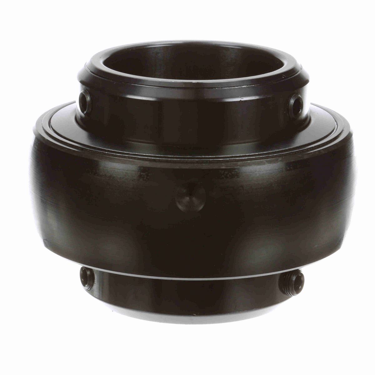 Sealmaster Mounted Insert Only Ball Bearing - 52100 Bearing Steel, Black Oxided - Double Setscrew Lock - 3-315D