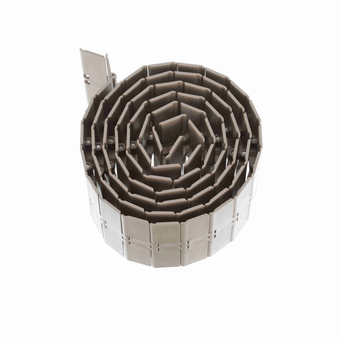 System Plast 820 Straight Running Solid Top, Material: Tan Low Friction, Width: 6in, Pitch: 1.5in - LF820-K600