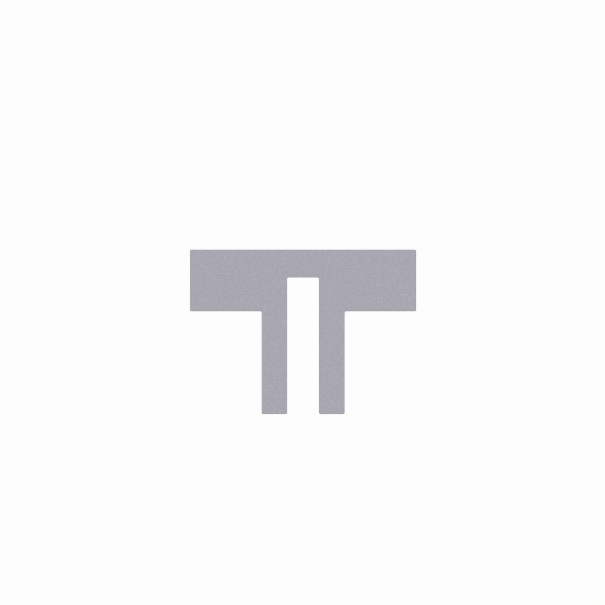 System Plast Bar Cap: 1.36"W X 0.99"H X 240"L Grey Nolu-S - VG-P316TBC-NS-20