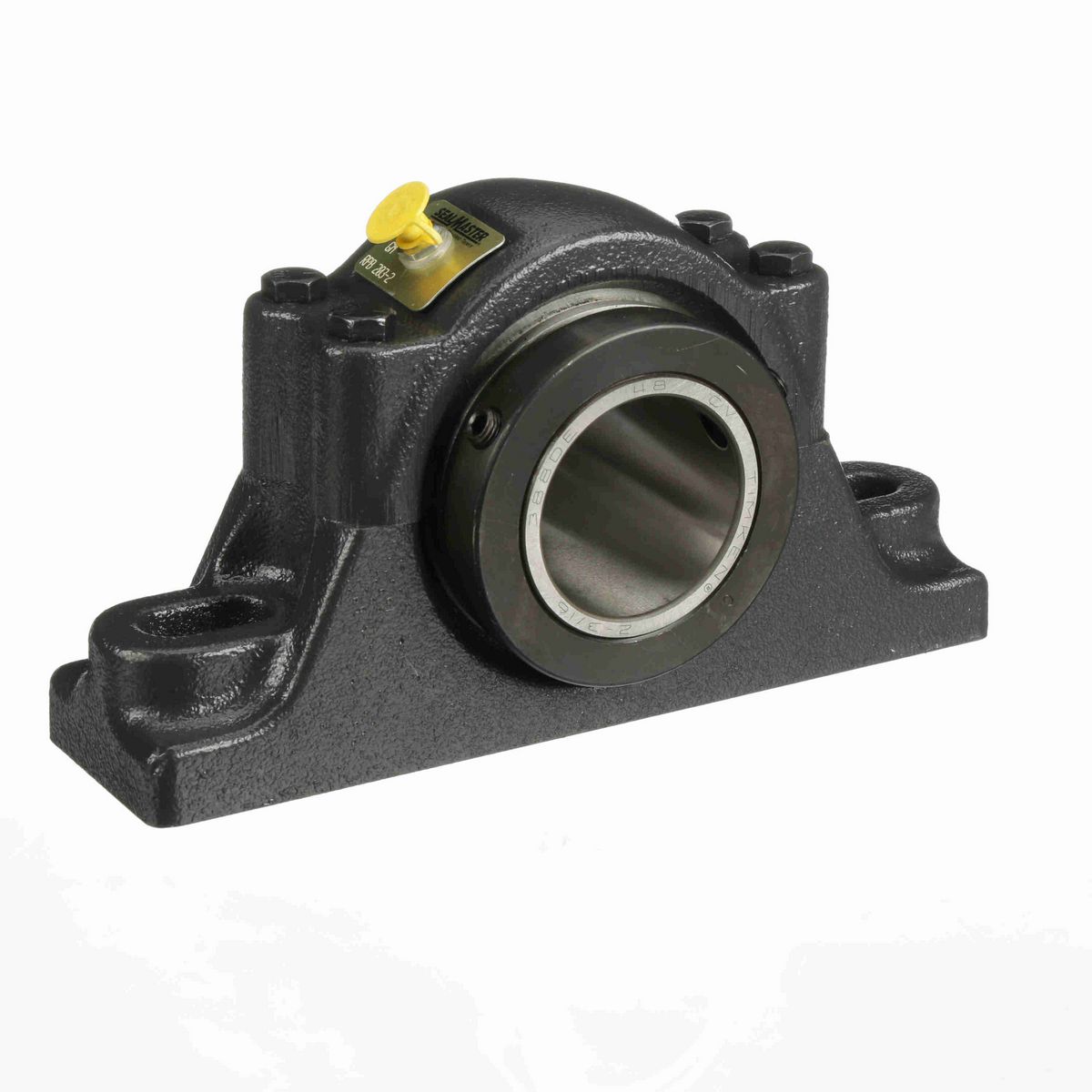 Sealmaster Mounted Cast Iron Two Bolt Pillow Block Tapered Roller - 52100 Bearing Steel - Double Collar Mount Lock - RPB 203-2