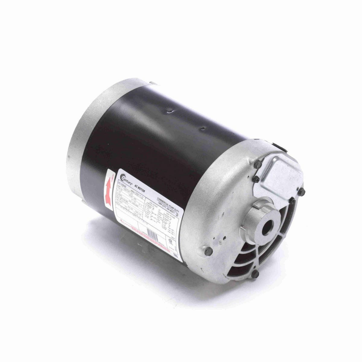 Century General Purpose Pump Motor, 3/4 HP, 3 Ph, 60 Hz, 208-230/460 V, 3600 RPM, L56J Frame, DP - H446