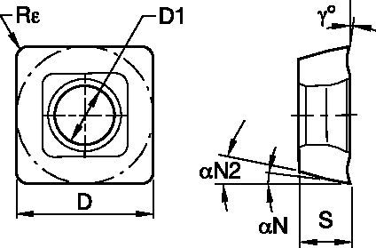 Drill Fix DFSP - FP Inserts Kennametal Drill Fix DFSP - FP Inserts [5534261]