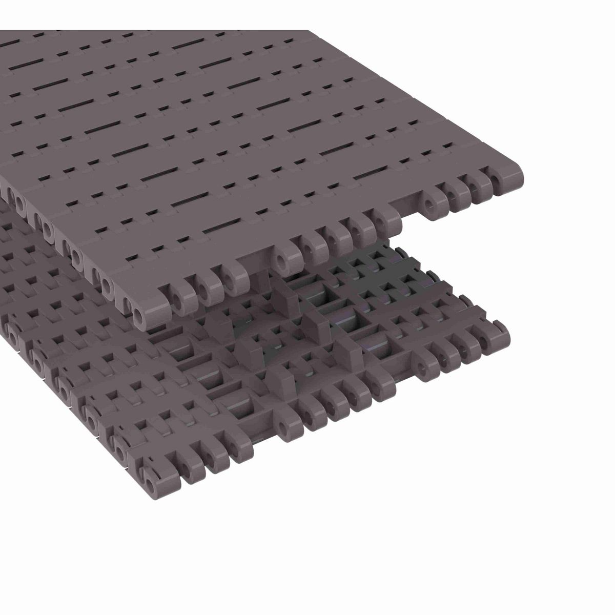 Rexnord 7705 Straight Running Solid Top, Material: Brown High Performance, Width: 7.5in, Pitch: 1in - 81415181