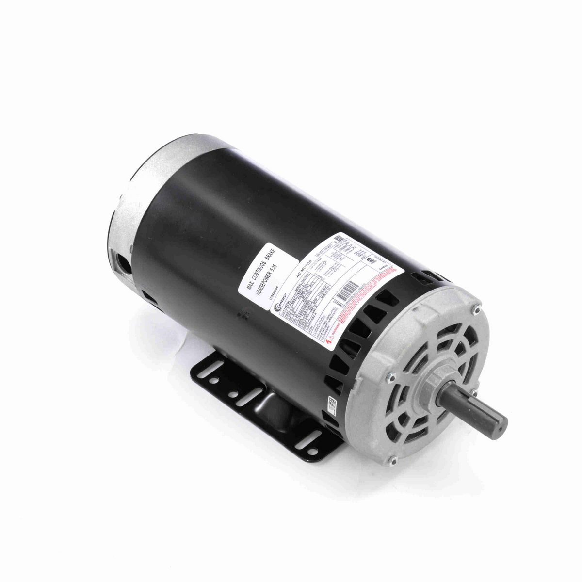 Century OEM Replacement Motor, 5.0 HP, 3 Ph, 60 Hz, 208-230/460 V, 1800 RPM, Y56Y Frame, ODP - H979L