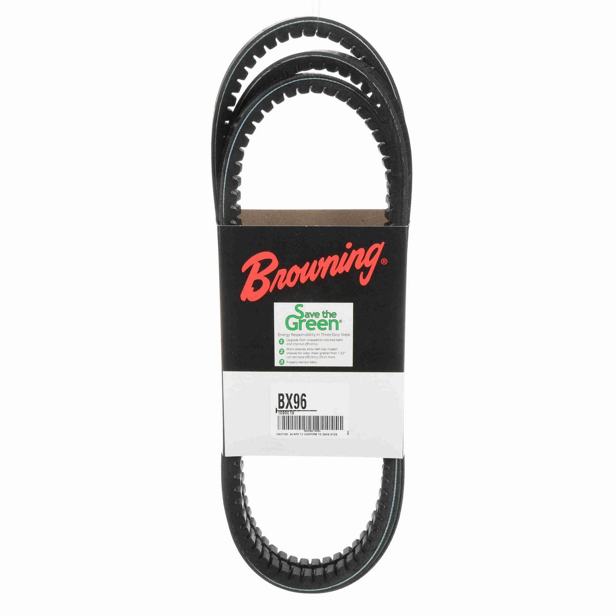 Browning EPDM Notched Belt 98% Efficient - BX96