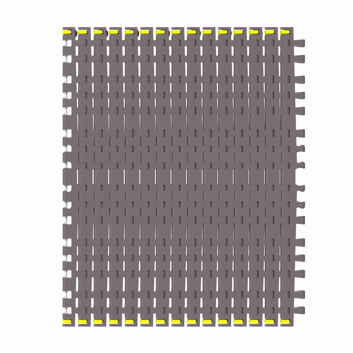 Rexnord 7956B Side-flexing Flush Grid, Material: Brown High Performance, Width: 24in, Pitch: 1.25in - 81450531