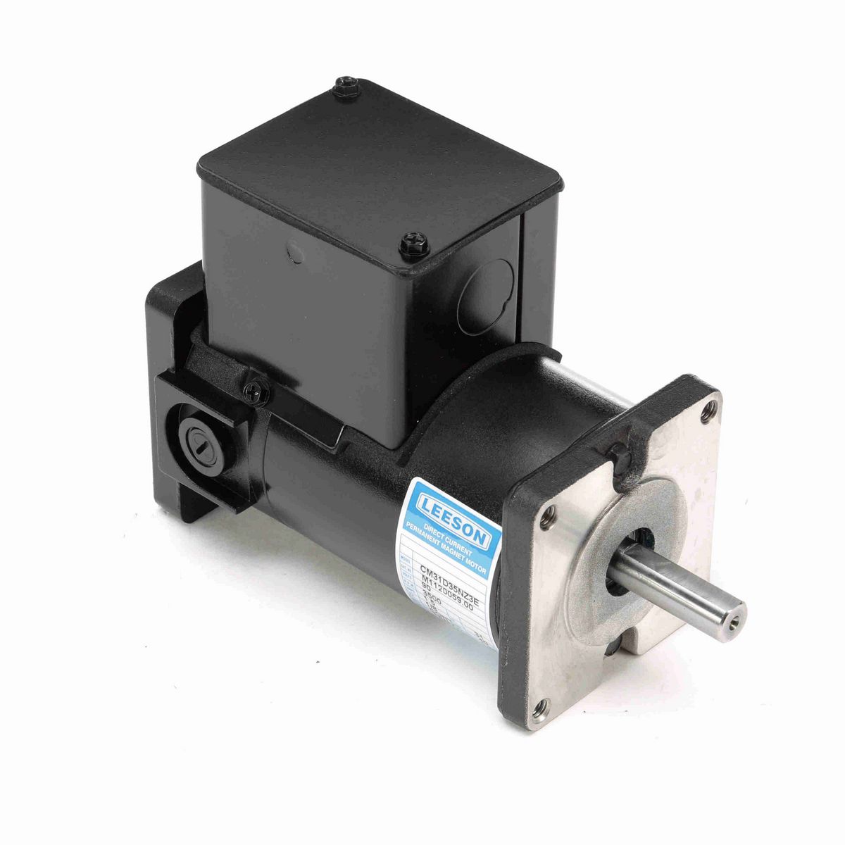 LEESON Sub-Fractional Motor, 0.13 HP, 90 V, 3500 RPM, 31 Frame, TENV - M1120059.00