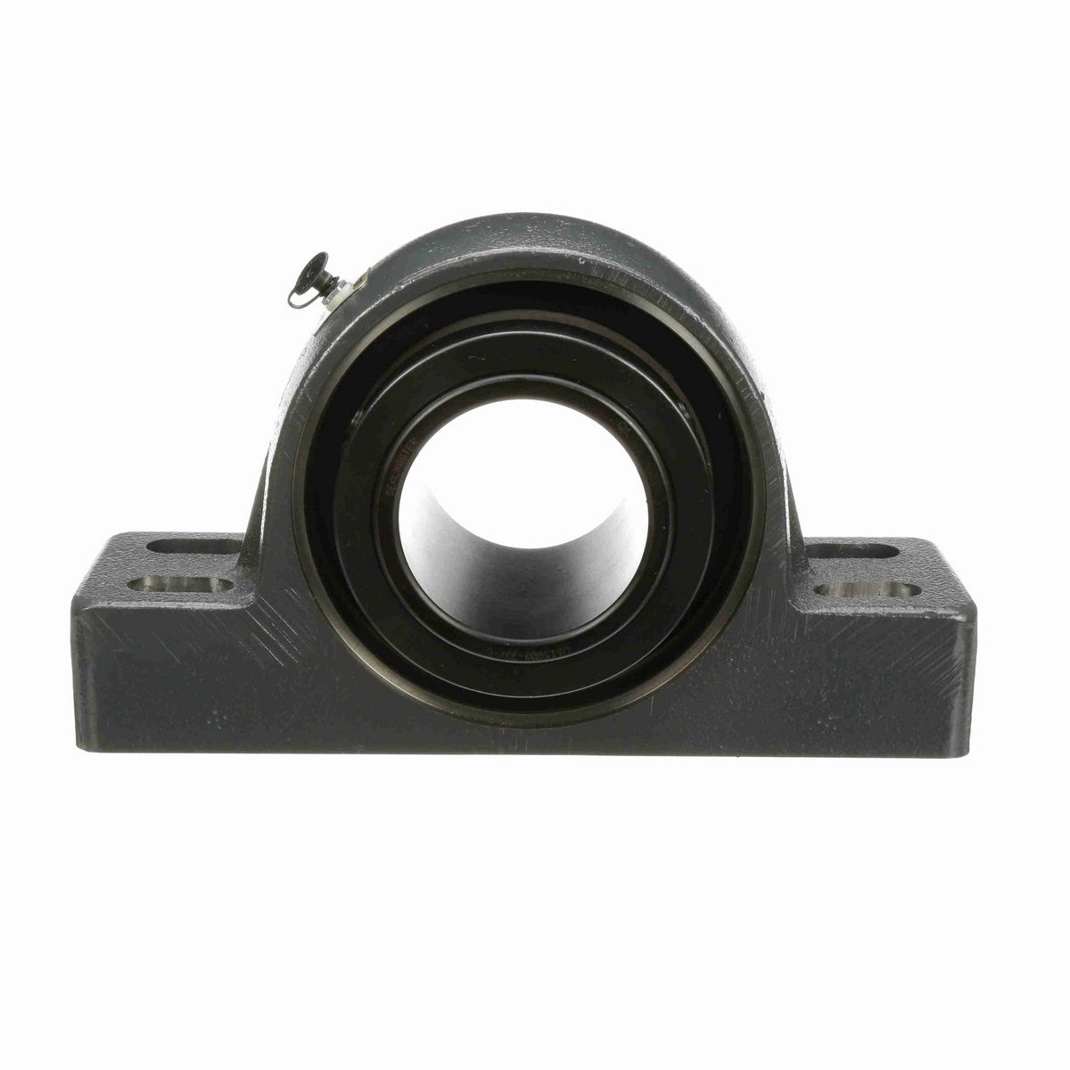 Sealmaster Mounted Cast Iron Four Bolt Pillow Block Spherical Roller - 52100 Bearing Steel, Black Oxided - Collar Mount Lock - USRBF5000-307-C