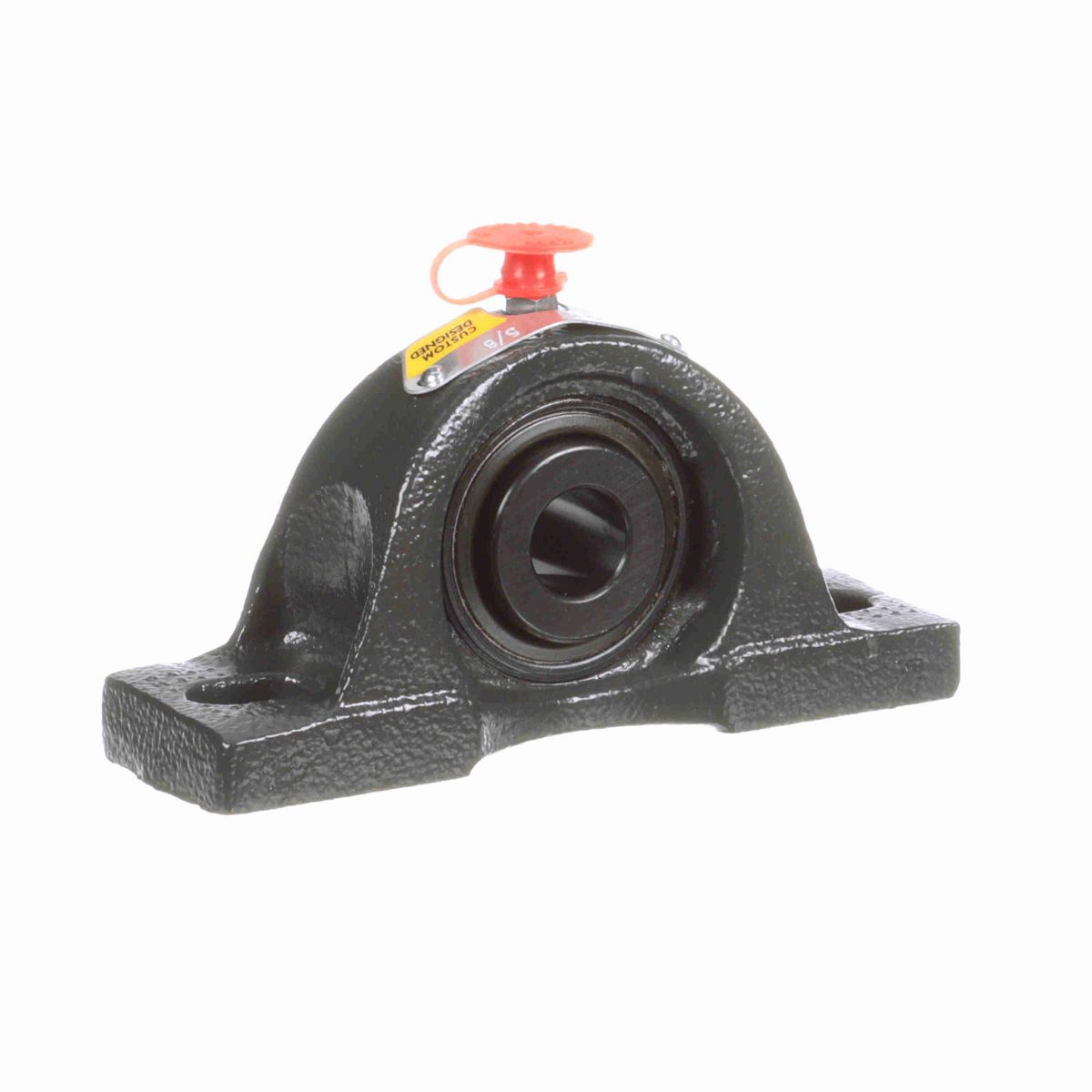 Sealmaster Mounted Cast Iron Two Bolt Pillow Block Ball Bearing - 52100 Bearing Steel, Black Oxided - Setscrew Lock - High Temperature - NP-10 HT