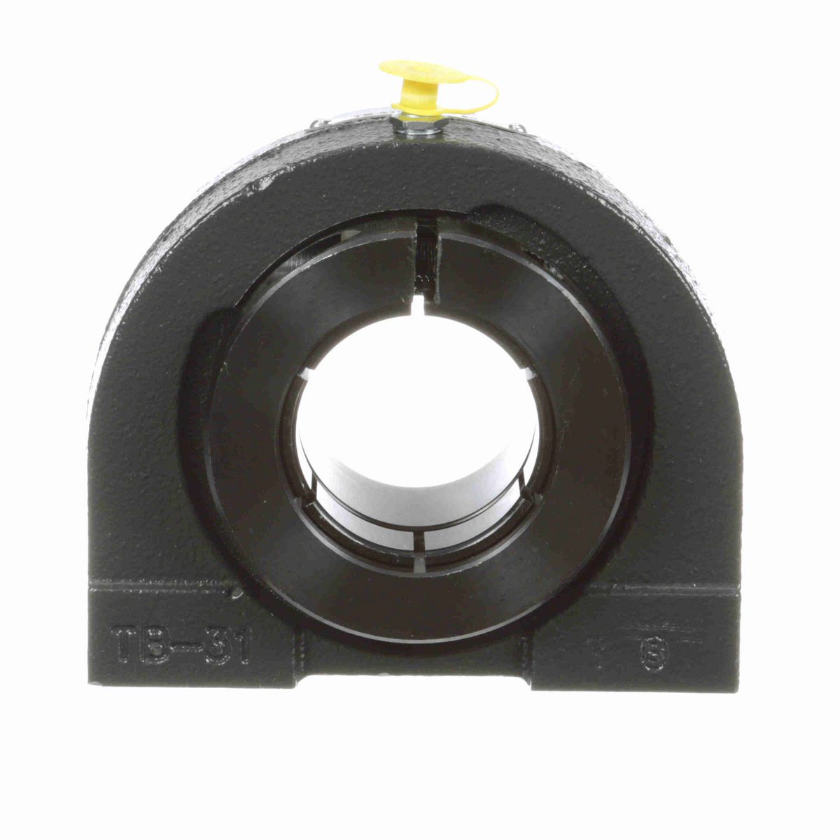 Sealmaster Mounted Cast Iron Tapped Base Pillow Block Ball Bearing - 52100 Bearing Steel, Black Oxided - Concentric Lock - TB-210TMC