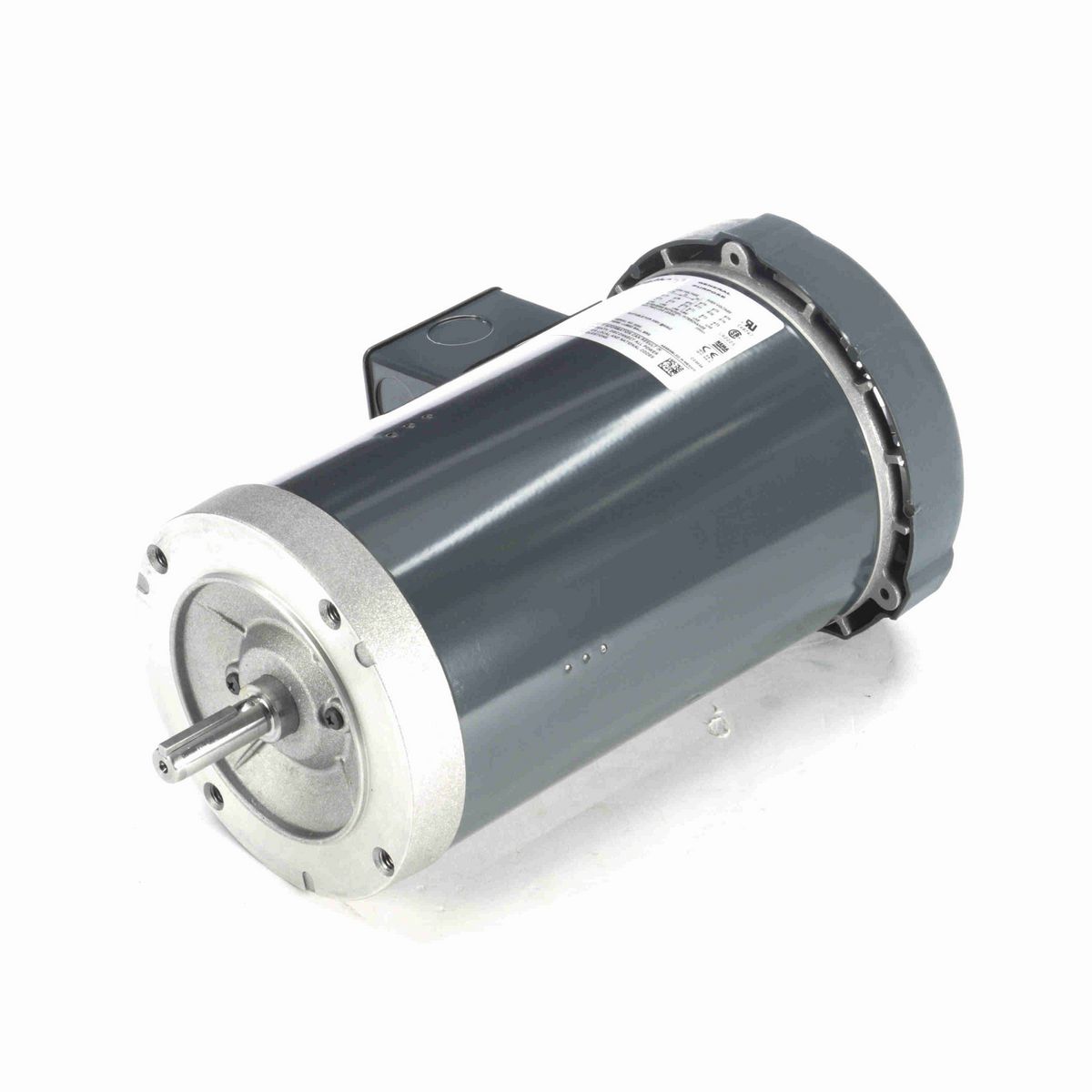 LEESON General Purpose Motor, 1.50 & 1.50 HP, 3 Ph, 60 & 50 Hz, 230/460 & 190/380 V, 1800 & 1500 RPM, 56C Frame, TEFC - G541A