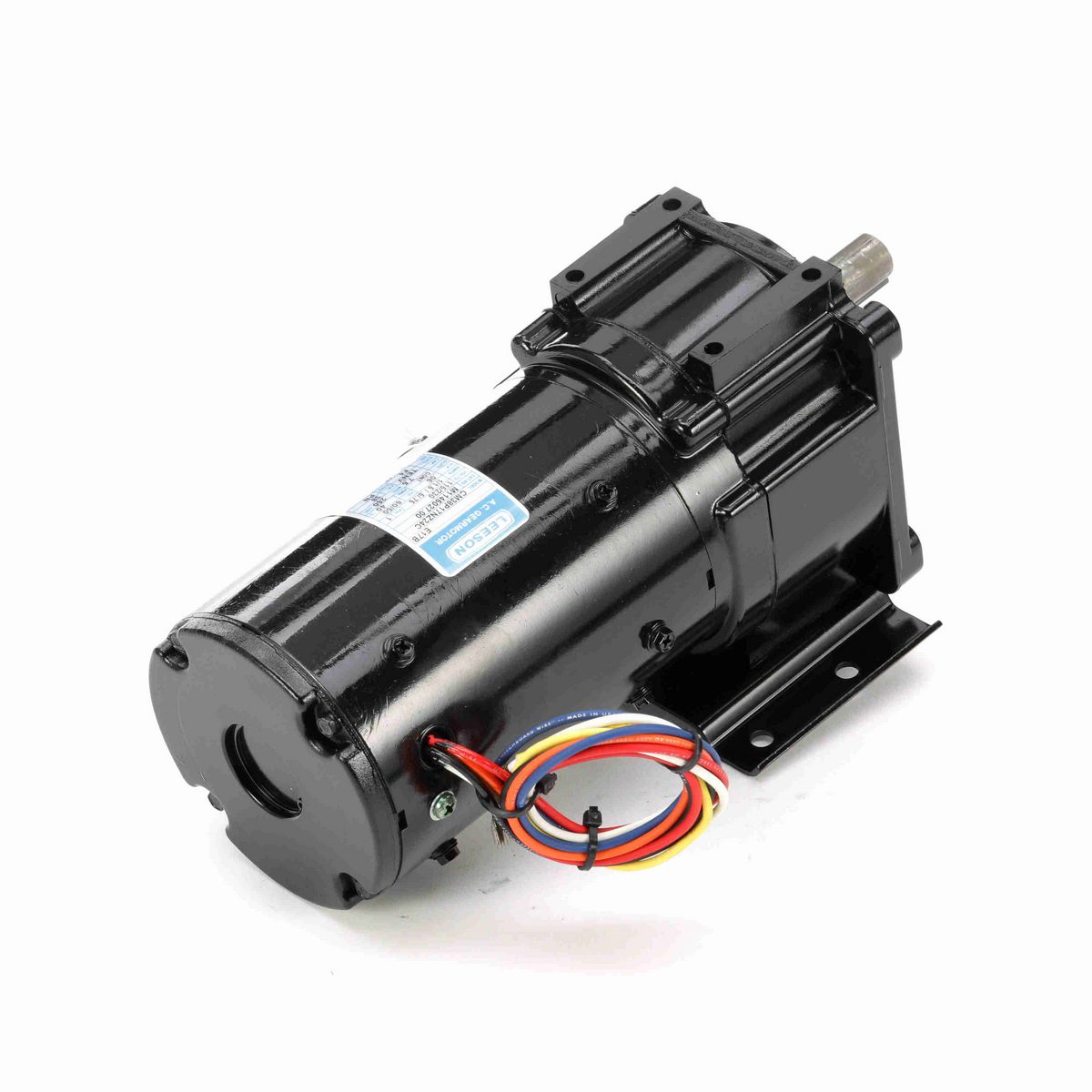 LEESON Parallel Shaft Gearmotor, 0.06 HP, 1 Ph, 60 Hz, 115 V, 97 RPM, 38 Frame, TENV - M1145027.00
