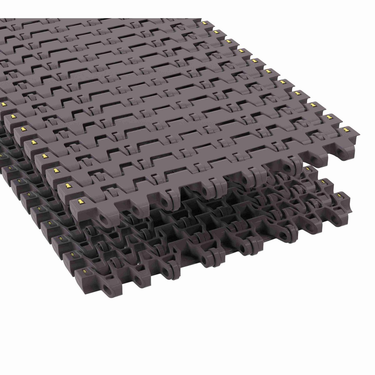 Rexnord 7963NT Side-flexing Low Backline Pressure, Material: Brown High Performance, Width: 15in, Pitch: 1.5in - 81446261