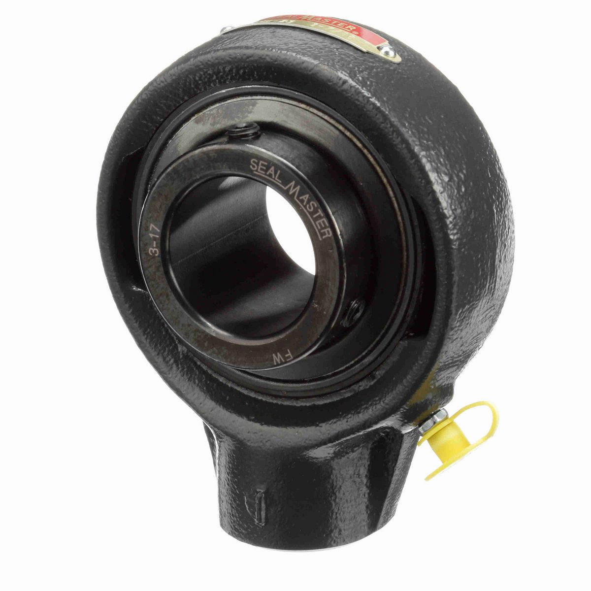 Sealmaster Mounted Cast Iron Hanger Unit Ball Bearing - 52100 Bearing Steel, Black Oxided - Setscrew Lock - SEHB-23