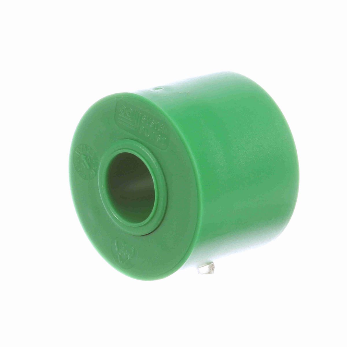 System Plast Return Roller; OD: 50-mm, Shaft Dia: 18-mm, Length: 40.5-mm, Color: Green - R-50B18ML41-PEG
