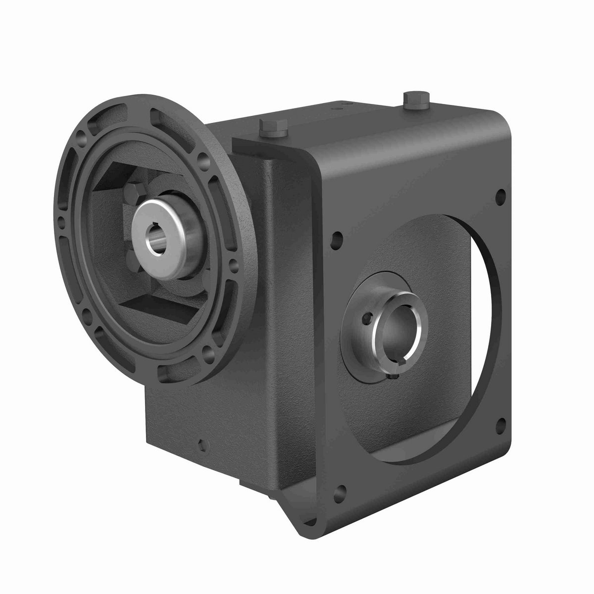 Hub City PowerCubeX Worm Gear Reducer Cast Iron Single-Reduction Worm Reducer - 266 60/1 R WR 143TC 1.438