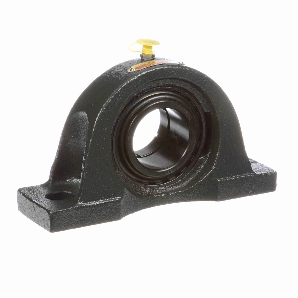 Sealmaster Mounted Cast Iron Two Bolt Low Base Pillow Block Ball Bearing - 52100 Bearing Steel, Black Oxided - Concentric Lock - NPL-31TC