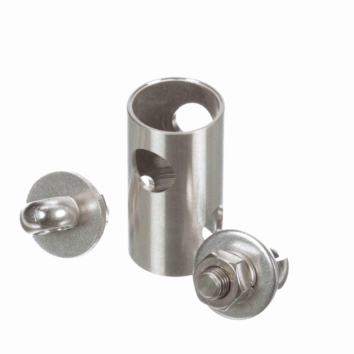 System Plast Cross Block for 1/2-in round x 5/8-in round w/ 2 Nuts - VG-621SNN-12-58