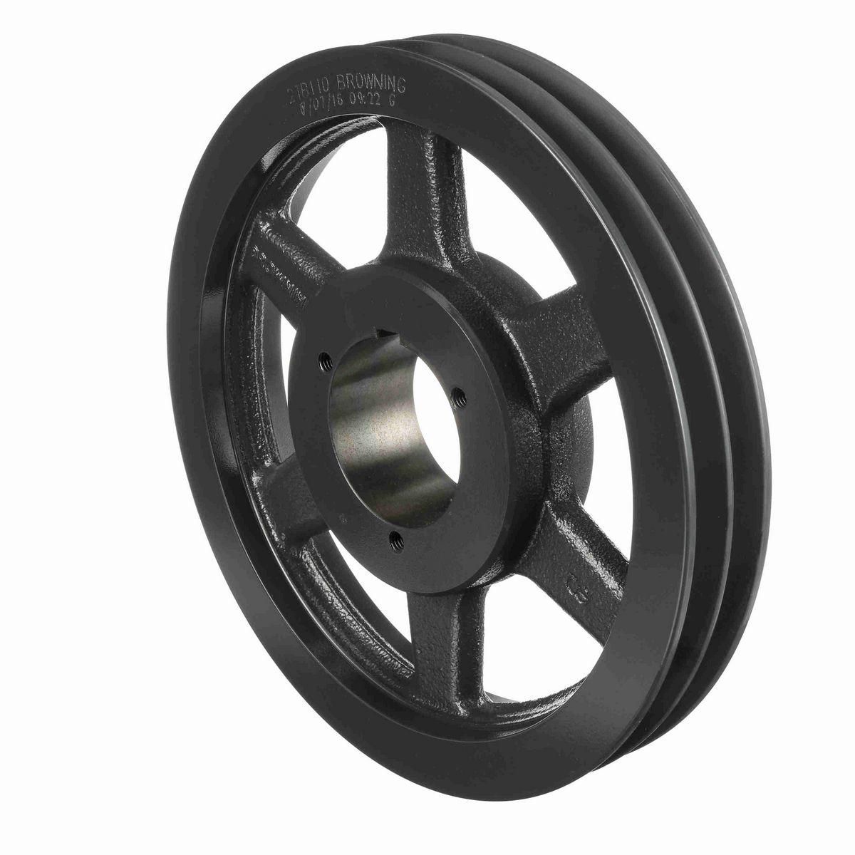 Browning 2 Groove Cast Iron Bushed Bore Multiple Sheave - 2TB110