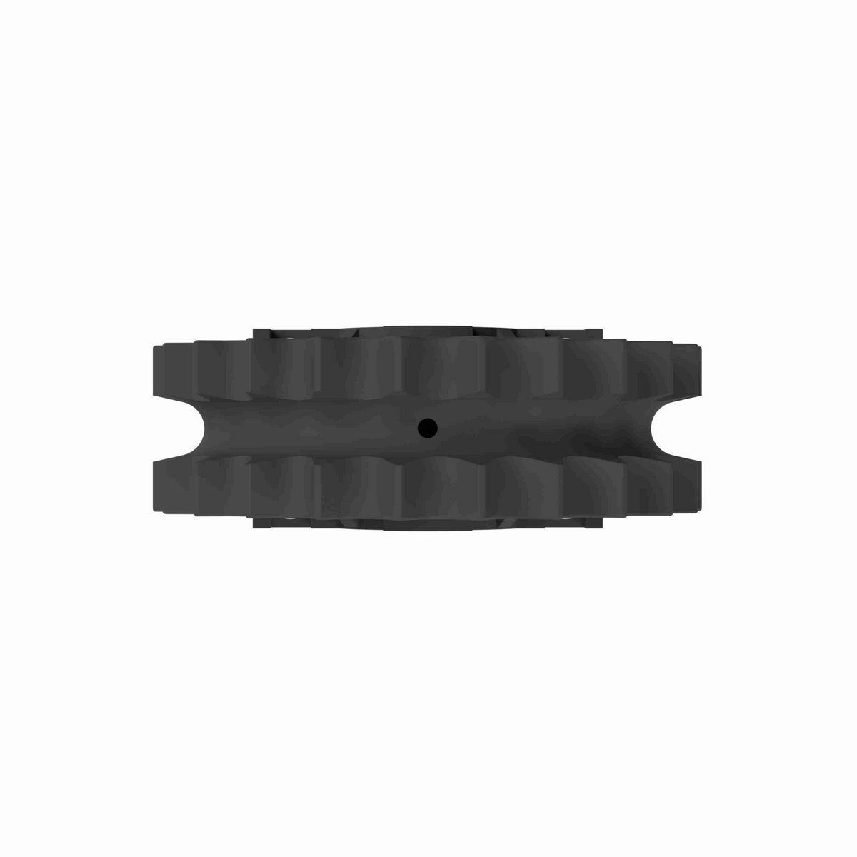 Rexnord 820 Series Split Molded Nylon Sprocket with 23 Teeth and 30mm Round Shaft-Ready Bore with Keyway - 614-39-30