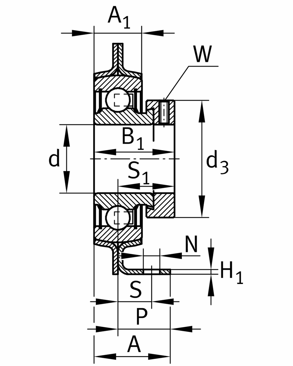 Узел стационарного корпуса PBS12-XL (PBS12)