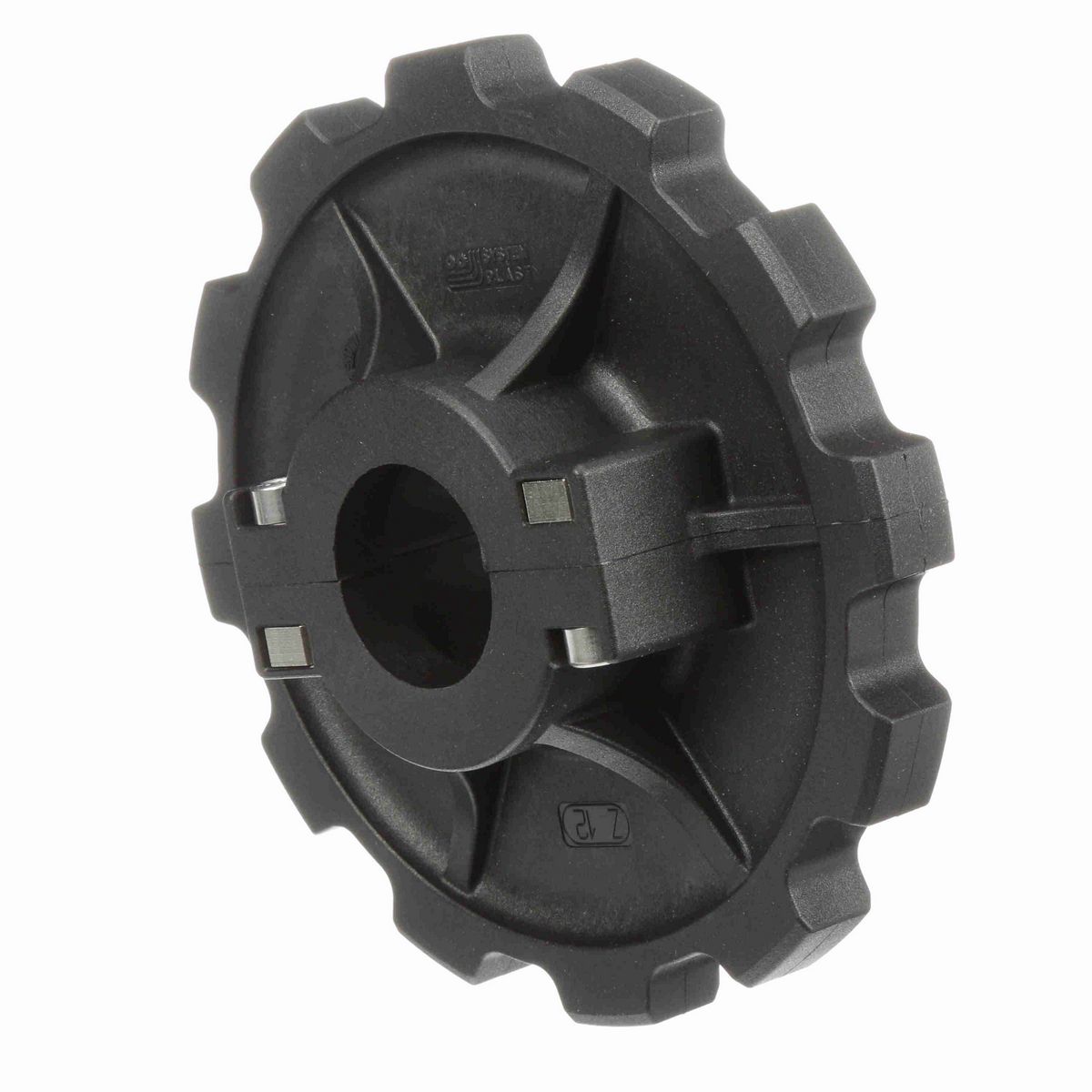 System Plast 880 Series Split Molded Sprocket with 12 Teeth and a 1-1/2in Round Idler Bore - 880-12R1.5-RS
