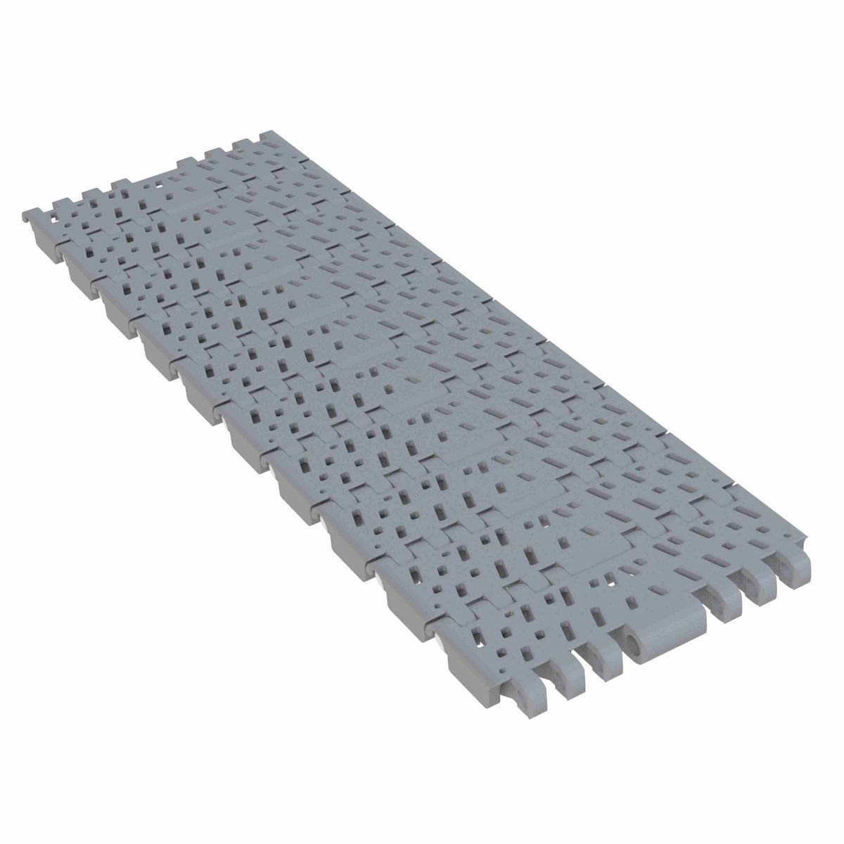 Rexnord 1001FG Straight Running Flush Grid, Material: Silver Platinum Series™ X, Width: 84mm, Pitch: 1in - 876.38.70