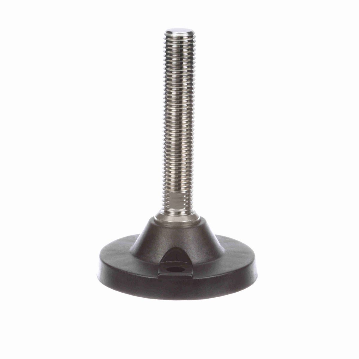 System Plast Fixed Plastic Leveler; Series: VG-520, Base Diameter: 4.84, Spindle Length: 4.84-in, Thread: 1-8 - VG-520-02-S100-L7T