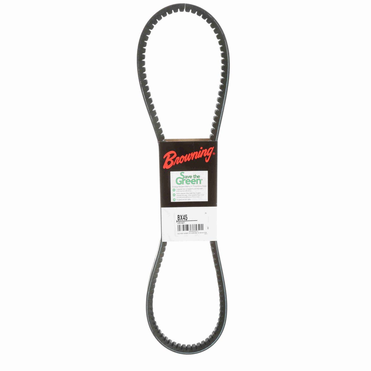 Browning EPDM Notched Belt 98% Efficient - BX45