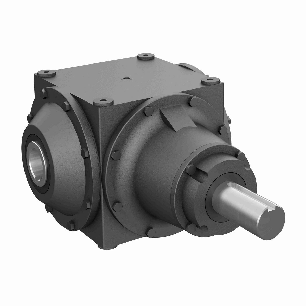 Hub City Bevel Gear Drives Ductile Iron Bevel Reducer - 1050 1/1 A SP 2.000